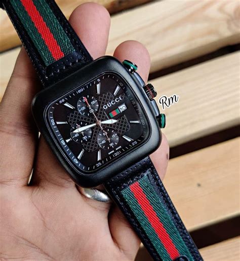 gucci square watches|gucci men's watches clearance sale.